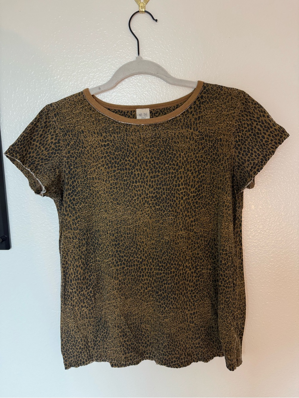 we the free leopard print tee